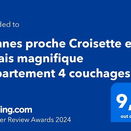 Cannes Proche Croisette Et Palais Magnifique Appartement 4 Couchages Ngoại thất bức ảnh